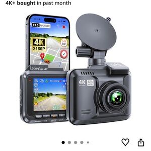 ROVE R2-4K Dash Cam with WiFi - Black